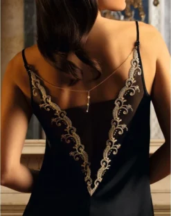 Nuisette Sexy Lise Charmel Déesse En Glam (Or Glamour) -Sous-vetement Soldes Boutique nuisette sexy lise charmel deesse en glam or glamour 5