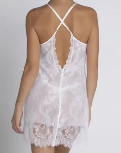 Nuisette Sexy Lise Charmel Source Beauté (Ecru Nacre) -Sous-vetement Soldes Boutique nuisette sexy lise charmel source beaute ecru nacre 3