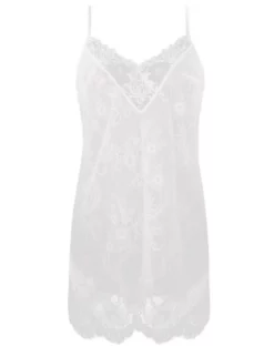 Nuisette Sexy Lise Charmel Source Beauté (Ecru Nacre) -Sous-vetement Soldes Boutique nuisette sexy lise charmel source beaute ecru nacre 4