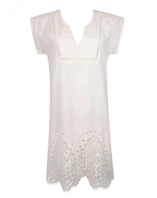 Robe De Plage Lise Charmel Odyssée Cashmer (Blanc) 4 Robe De Plage Lise Charmel Odyssée Cashmer (Blanc) – Image 4