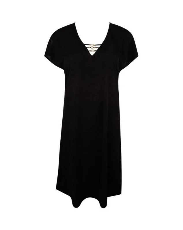 Robe De Plage Lise Charmel Perles Nacrées (Noir) 3 Robe De Plage Lise Charmel Perles Nacrées (Noir) – Image 3
