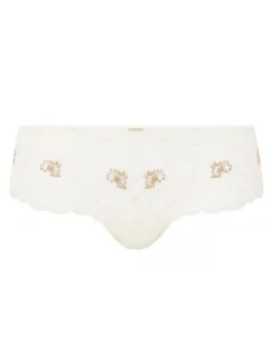 Shorty Chantelle Fleurs (Ivoire Doré) -Sous-vetement Soldes Boutique shorty chantelle fleurs ivoire dore 3