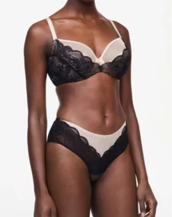 Shorty Chantelle Midnight Flowers (Noir) -Sous-vetement Soldes Boutique shorty chantelle midnight flowers noir 2