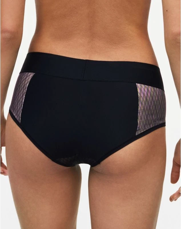 Shorty Chantelle Smooth Lines (Noir/Beige) 2 Shorty Chantelle Smooth Lines (Noir/Beige) – Image 2