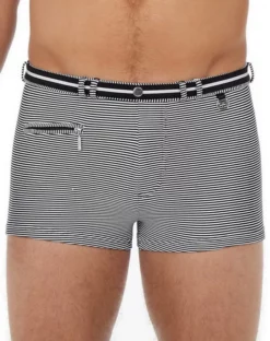 Shorty De Bain Hom Eddy (Rayé)