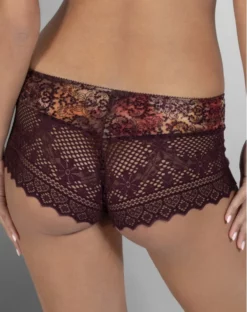 Shorty Empreinte Cassiopée (Henné) -Sous-vetement Soldes Boutique shorty empreinte cassiopee henne 3
