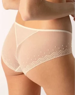 Shorty Empreinte Ellen (Cream) -Sous-vetement Soldes Boutique shorty empreinte ellen cream 2
