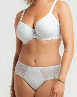 Shorty Louisa Bracq Paco (Blanc) -Sous-vetement Soldes Boutique shorty louisa bracq paco blanc 2