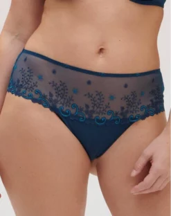 Simone Perele Shorty Simone Pérèle Délice (Bleu Prestige) -Sous-vetement Soldes Boutique shorty simone perele delice bleu prestige 2