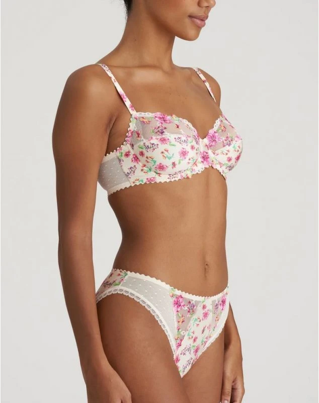 Slip Brésilien Marie Jo Chen (Pearled Ivory) 3 Slip Brésilien Marie Jo Chen (Pearled Ivory) – Image 3