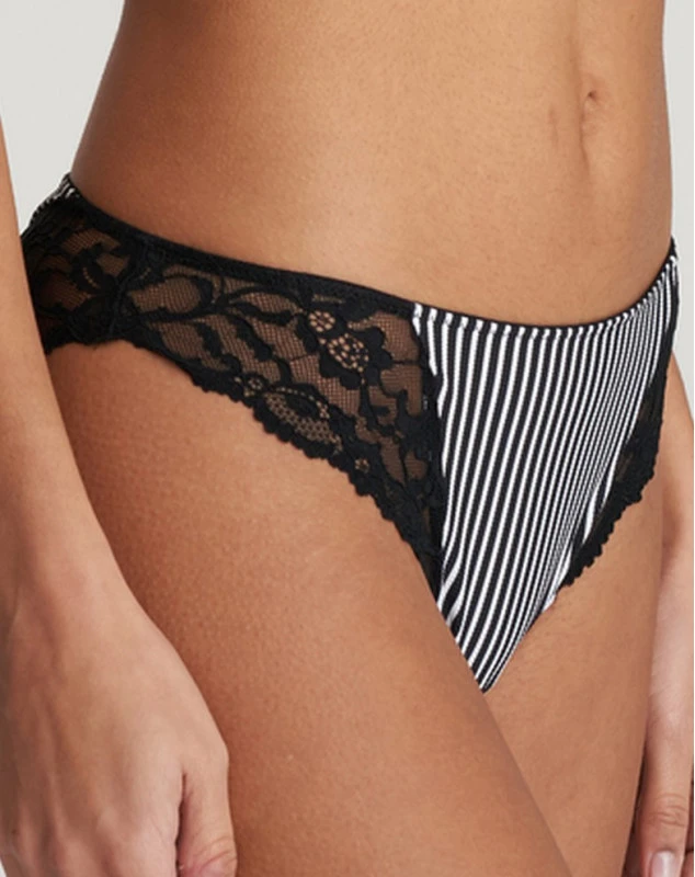 Slip Brésilien Marie Jo Sydny (Tuxedo Black) 2 Slip Brésilien Marie Jo Sydny (Tuxedo Black) – Image 2