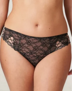 Slip Brésilien Prima Donna Livonia (Noir)