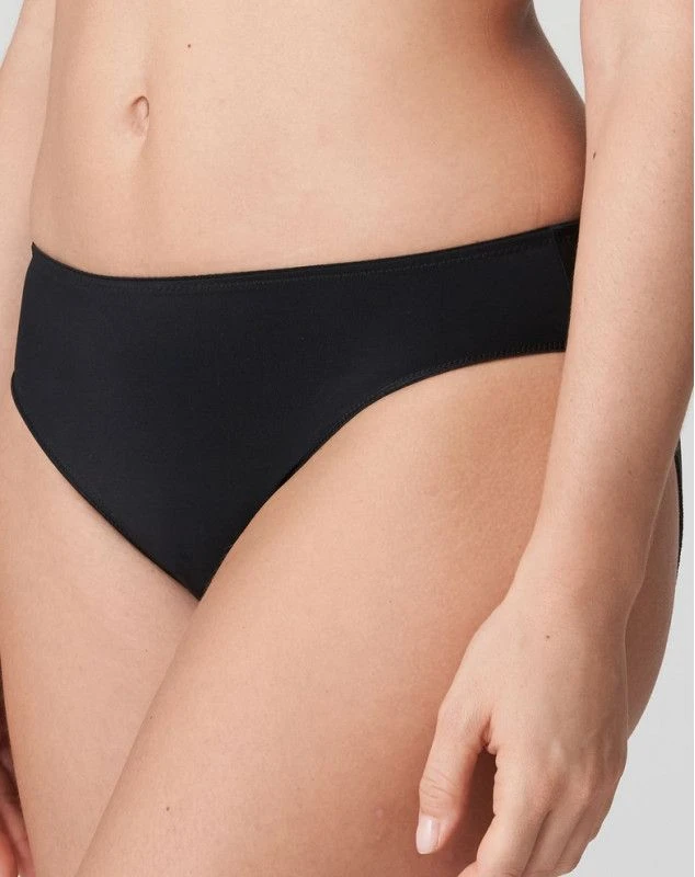 Slip Brésilien Prima Donna Satin (Noir) 2 Slip Brésilien Prima Donna Satin (Noir) – Image 2