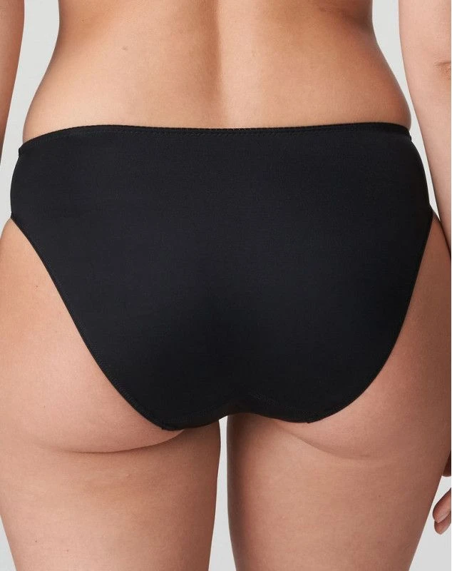 Slip Brésilien Prima Donna Satin (Noir) 3 Slip Brésilien Prima Donna Satin (Noir) – Image 3