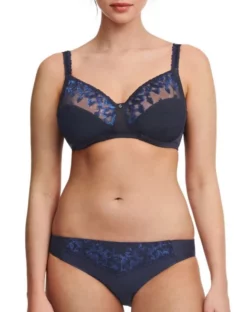 Slip Chantelle Bold Curve (Bleu Shades) -Sous-vetement Soldes Boutique slip chantelle bold curve bleu shades 2