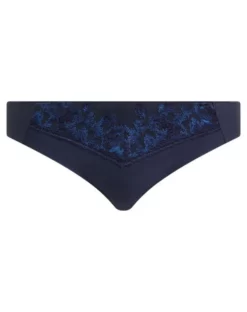 Slip Chantelle Bold Curve (Bleu Shades) -Sous-vetement Soldes Boutique slip chantelle bold curve bleu shades 4