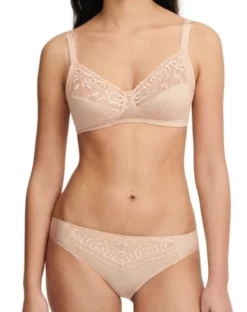 Slip Chantelle Every Curve (Beige Doré) -Sous-vetement Soldes Boutique slip chantelle every curve beige dore 3