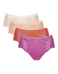 Slip Chic Midi Sloggi (Lot De 4) (Multicolore)