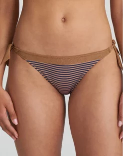 Slip De Bain Taille Basse à Ficelles Marie Jo Bain Saturna (Ocean Bronze)
