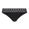 Slip De Bain Taille Basse Lise Charmel Ajourage Couture (Noir)