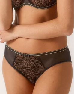 Slip Empreinte Allure (Noir) -Sous-vetement Soldes Boutique slip empreinte allure noir 2