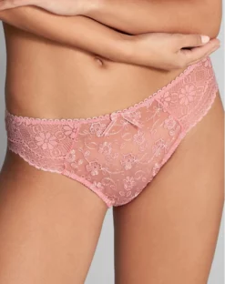 Sous-vetement Soldes Boutique 38 Slip Empreinte Cléo (Rose Anglais)