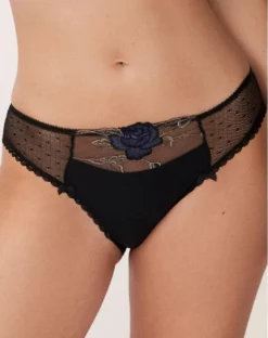 Slip Empreinte Garance (Noir)