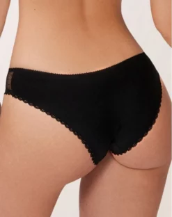 Slip Empreinte Garance (Noir) -Sous-vetement Soldes Boutique slip empreinte garance noir 1 2