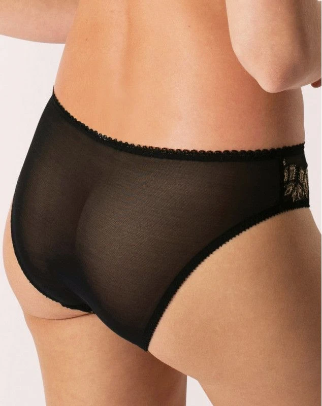 Slip Empreinte Swan (Noir) 3 Slip Empreinte Swan (Noir) – Image 3