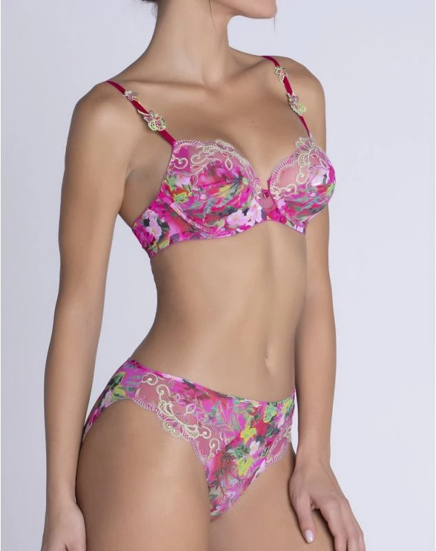 Slip Fantaisie Lise Charmel Envolée De Fleurs (Envolée Fuschia) 2 Slip Fantaisie Lise Charmel Envolée De Fleurs (Envolée Fuschia) – Image 2