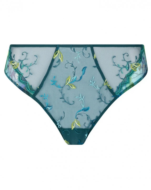 Slip Fantaisie Lise Charmel Grâce Aquatique (Floral Aqua) 2 Slip Fantaisie Lise Charmel Grâce Aquatique (Floral Aqua) – Image 2