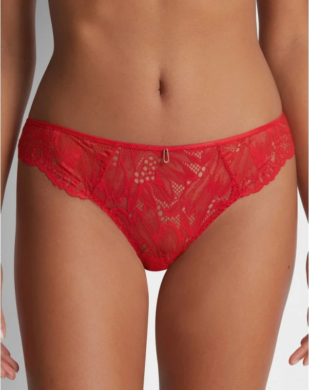Slip Italien Aubade Flowermania (Rouge Floral) 1 Slip Italien Aubade Flowermania (Rouge Floral)