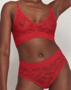 Slip Midi Sloggi GO Allround Lace (Campari) 9 Slip Midi Sloggi GO Allround Lace (Campari) -Sous-vetement Soldes Boutique slip midi sloggi go allround lace campari 3