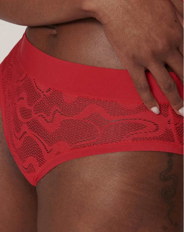 Slip Midi Sloggi GO Allround Lace (Campari) 1 Slip Midi Sloggi GO Allround Lace (Campari)