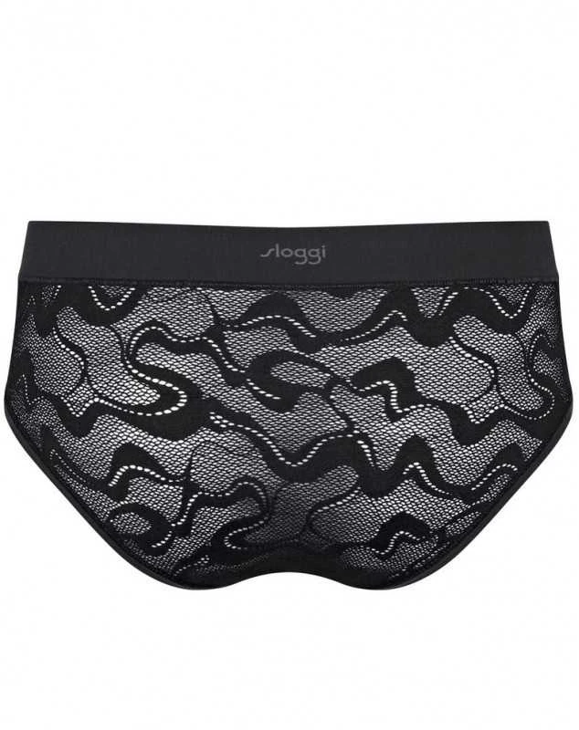 Slip Midi Sloggi GO Allround Lace (Noir) 4 Slip Midi Sloggi GO Allround Lace (Noir) – Image 4