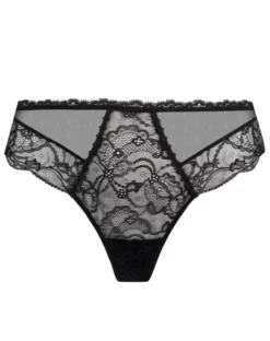 Slip Séduction Lise Charmel Féérie Couture (Noir) -Sous-vetement Soldes Boutique slip seduction lise charmel feerie couture noir 3