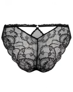 Slip Séduction Lise Charmel Féérie Couture (Noir) -Sous-vetement Soldes Boutique slip seduction lise charmel feerie couture noir 4