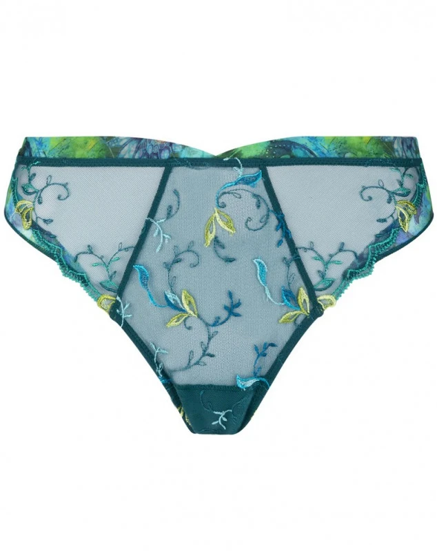 Slip Séduction Lise Charmel Grâce Aquatique (Floral Aqua) 2 Slip Séduction Lise Charmel Grâce Aquatique (Floral Aqua) – Image 2