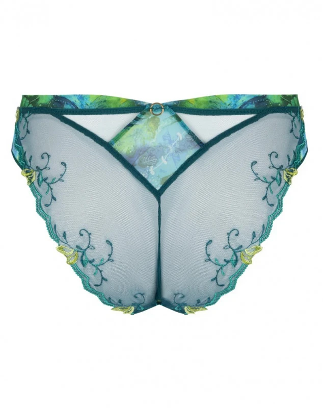 Slip Séduction Lise Charmel Grâce Aquatique (Floral Aqua) 3 Slip Séduction Lise Charmel Grâce Aquatique (Floral Aqua) – Image 3