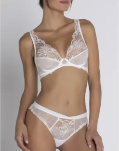 Slip Séduction Lise Charmel Source Beauté (Ecru Nacre) -Sous-vetement Soldes Boutique slip seduction lise charmel source beaute ecru nacre 2