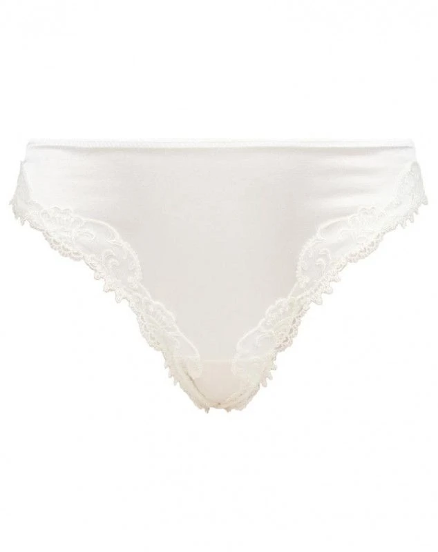 Slip Séduction Lise Charmel Splendeur Soie (Ecru Nacre) 1 Slip Séduction Lise Charmel Splendeur Soie (Ecru Nacre)