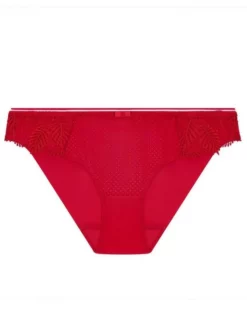 Simone Perele Slip Simone Pérèle Bloom (Rouge Opéra) 5 Simone Perele Slip Simone Pérèle Bloom (Rouge Opéra) -Sous-vetement Soldes Boutique slip simone perele bloom rouge opera 2