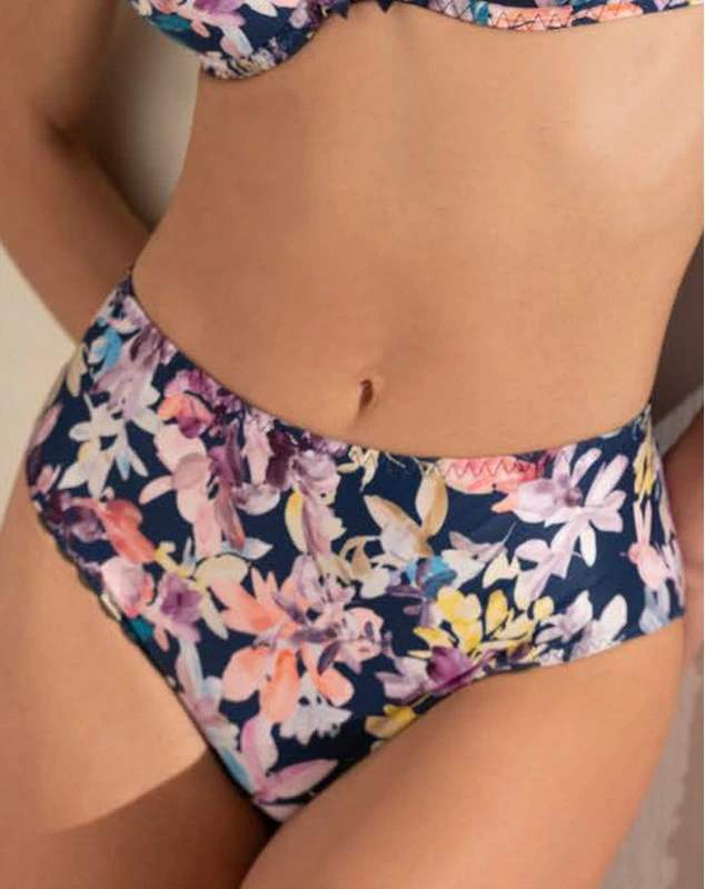 Slip Taille Haute Antigel Mille Pétales (Pétales Aquarelle) 1 Slip Taille Haute Antigel Mille Pétales (Pétales Aquarelle)