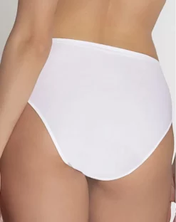 Slip Taille Haute Lise Charmel Été Frivole (Blanc Frivole) -Sous-vetement Soldes Boutique slip taille haute lise charmel ete frivole blanc frivole 3