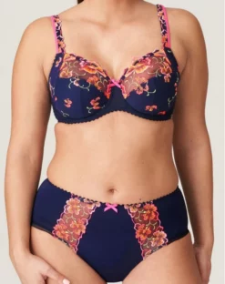 Slip Taille Haute Prima Donna Devdaha (Velvet Blue) -Sous-vetement Soldes Boutique slip taille haute prima donna devdaha velvet blue 3