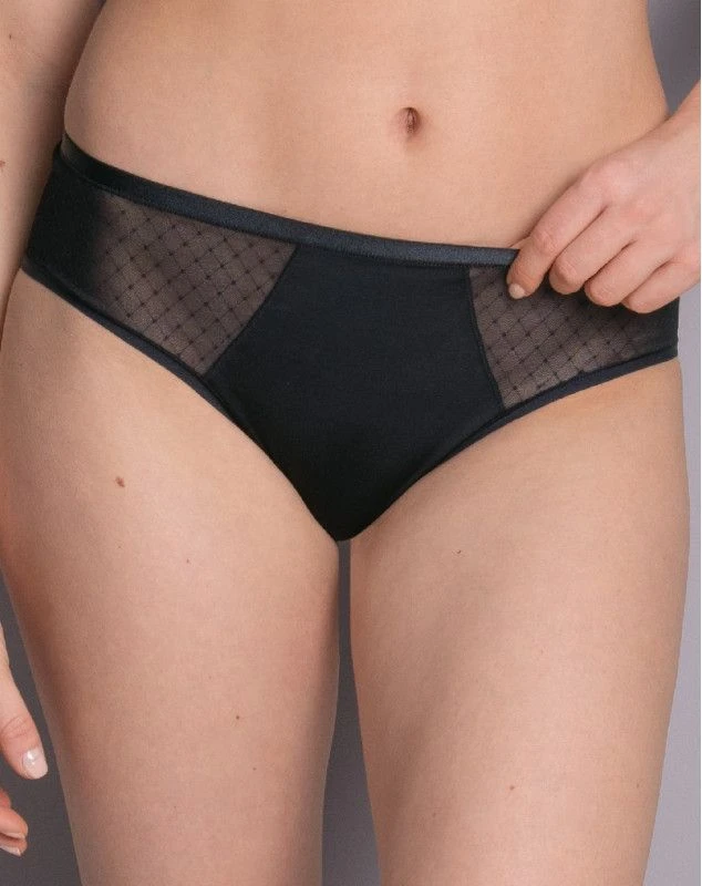 Slip Taille Haute Rosa Faia Eve (Noir) 1 Slip Taille Haute Rosa Faia Eve (Noir)