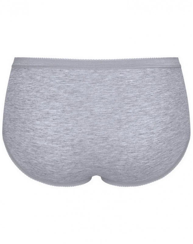 Slips Basic + Midi (Lot De 4) Sloggi (Blanc/Nightfall/Blueberry/Gris) 4 Slips Basic + Midi (Lot De 4) Sloggi (Blanc/Nightfall/Blueberry/Gris) – Image 4