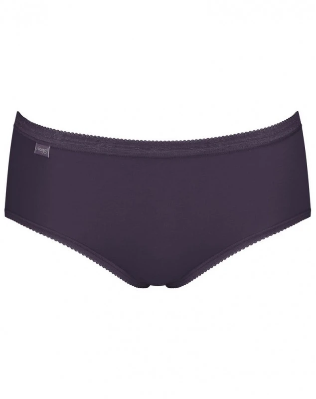 Slips Basic + Midi (Lot De 4) Sloggi (Blanc/Nightfall/Blueberry/Gris) 6 Slips Basic + Midi (Lot De 4) Sloggi (Blanc/Nightfall/Blueberry/Gris) – Image 6