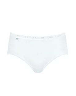 Slips Midi Basic + Sloggi (Lot De 4) 10 Slips Midi Basic + Sloggi (Lot De 4) -Sous-vetement Soldes Boutique slips midi basic sloggi lot de 4 4