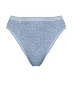 Slips Taï Basic + Sloggi (Lot De 4) (Gris) -Sous-vetement Soldes Boutique slips tai basic sloggi lot de 4 gris 4